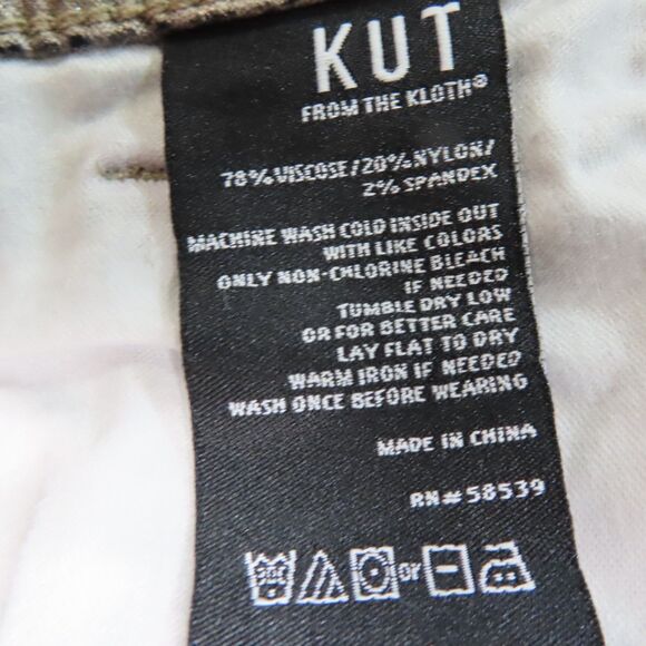 Kut From The Kloth Jeans 16 Gold Python Connie High Rise Fab Ab Ankle Skinny - Picture 11 of 15